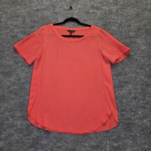 Banana Republic Shirt Womens Small Short Sleeve Blouse Lightweight Top